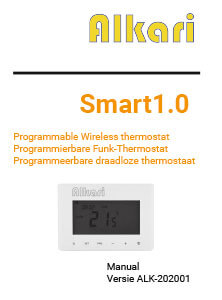 Istruzioni per l'uso del termostato ITC Alkari