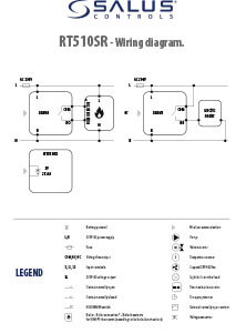 Salus RT510SR wiring diagram