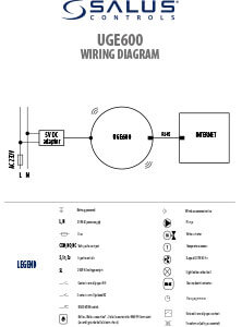 Salus UGE600 wiring diagram